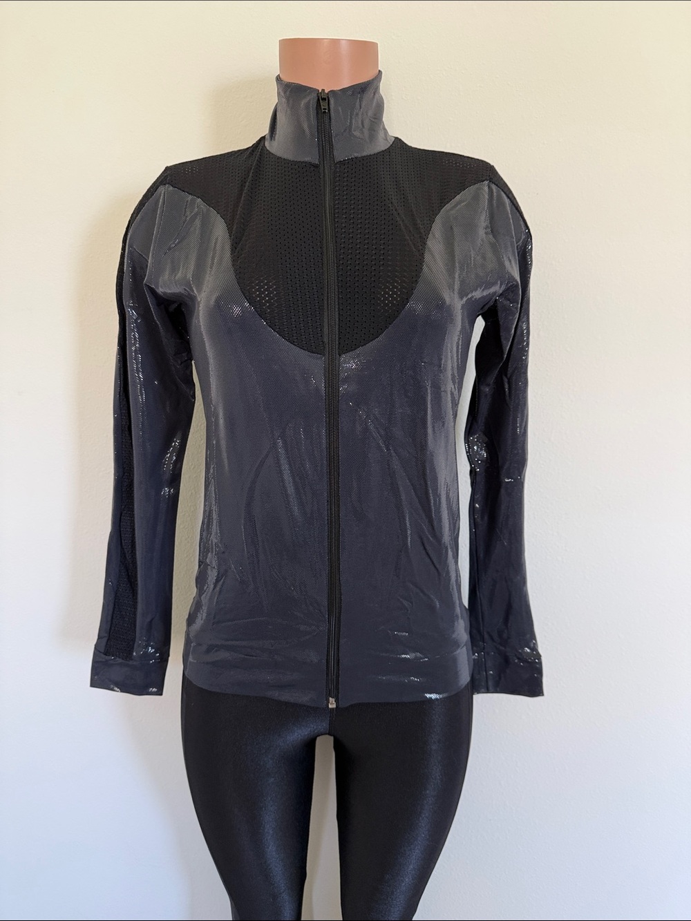 Women's Black Lightweight Zip Bomber Jacket